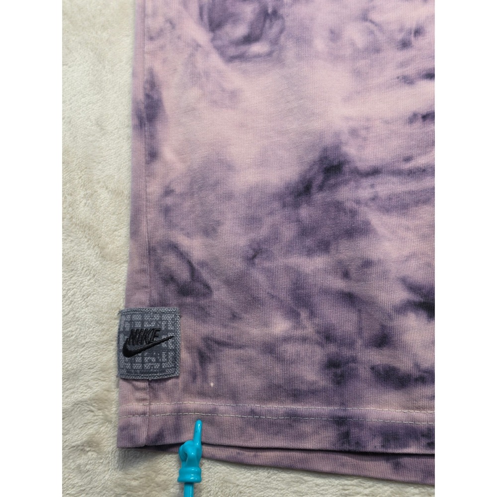 Nike Mens Tie Dye Peace Sign Graphic T-Shirt Black Purple Unity Just Do It Sz L - Picture 6 of 10